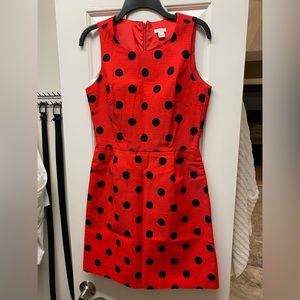 NWT JCrew Polka dot dress size 2